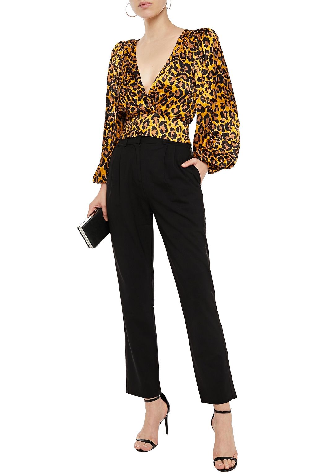RONNY KOBO Stretch-wool tapered pants