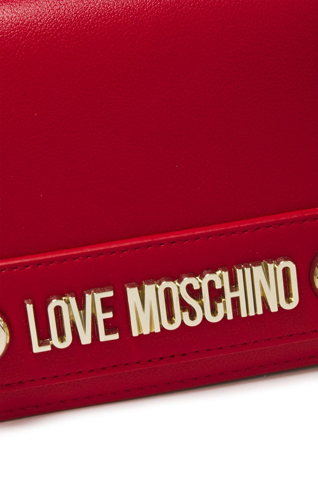 LOVE MOSCHINO Bow-detailed faux leather shoulder bag