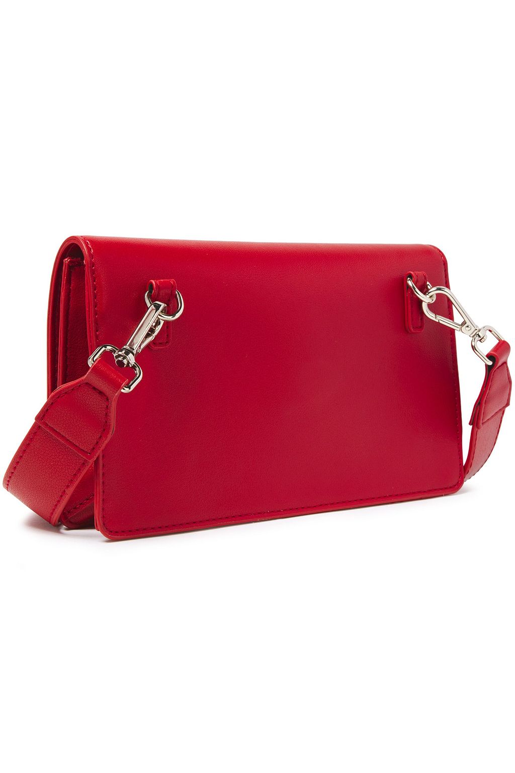 LOVE MOSCHINO Bow-detailed faux leather shoulder bag