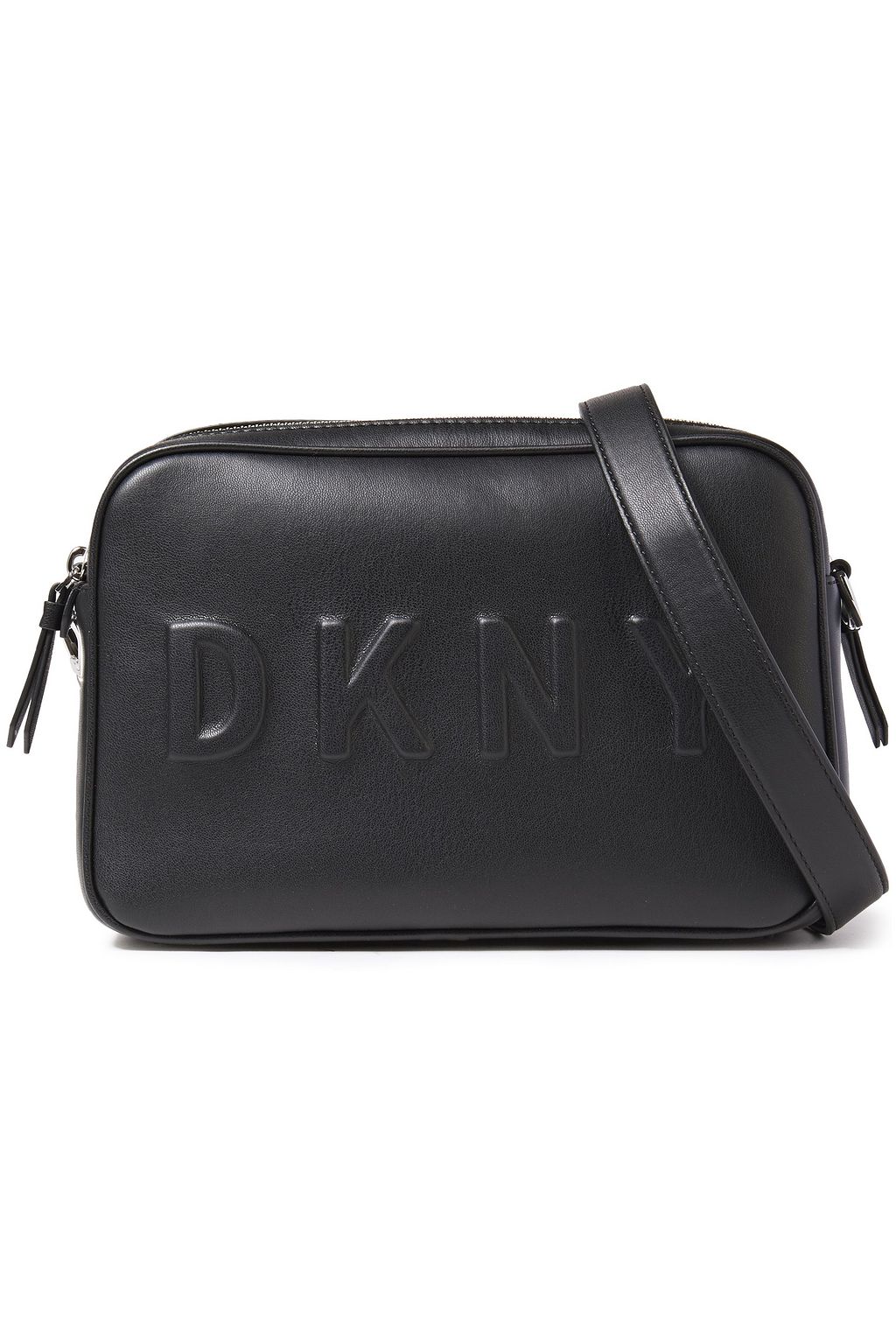 dkny embossed logo bag