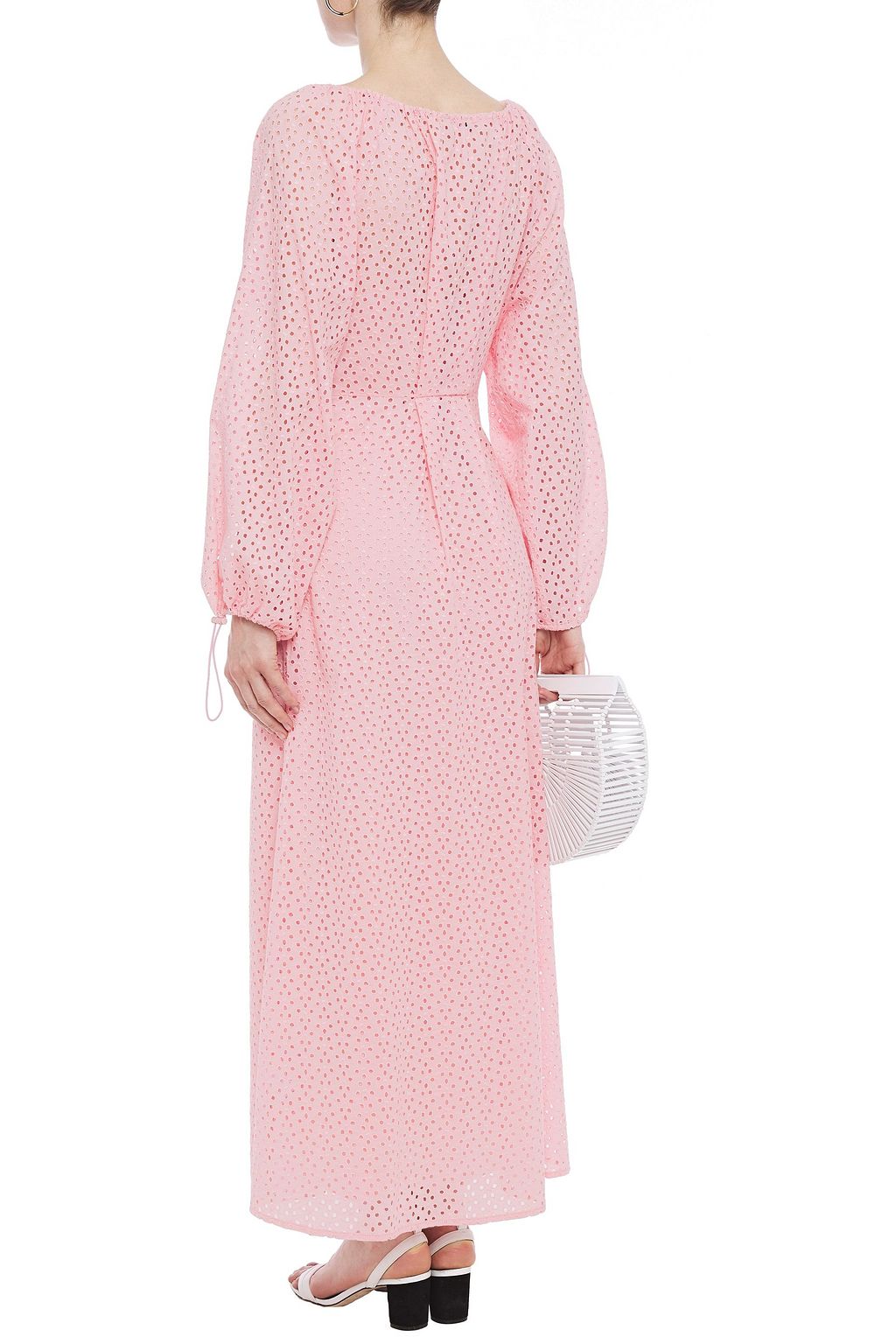 MARYSIA Broderie anglaise cotton maxi dress