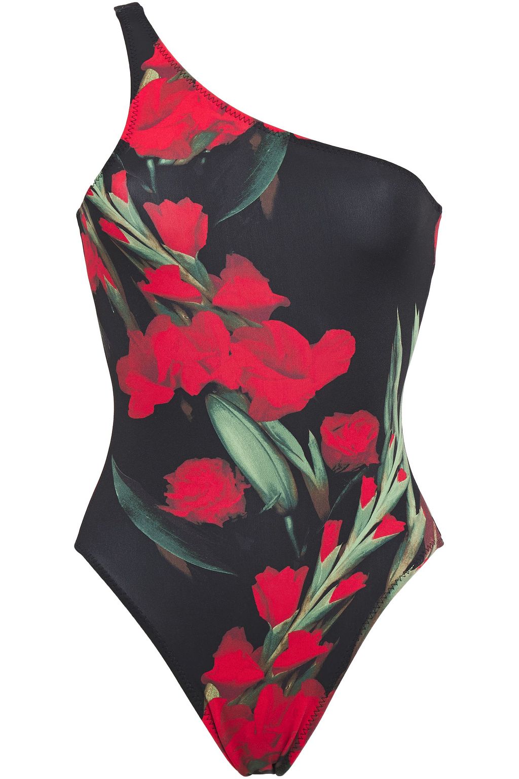 norma kamali red swimsuit