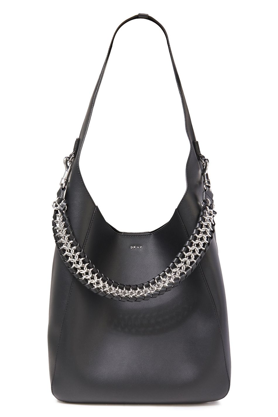 dkny black chain bag