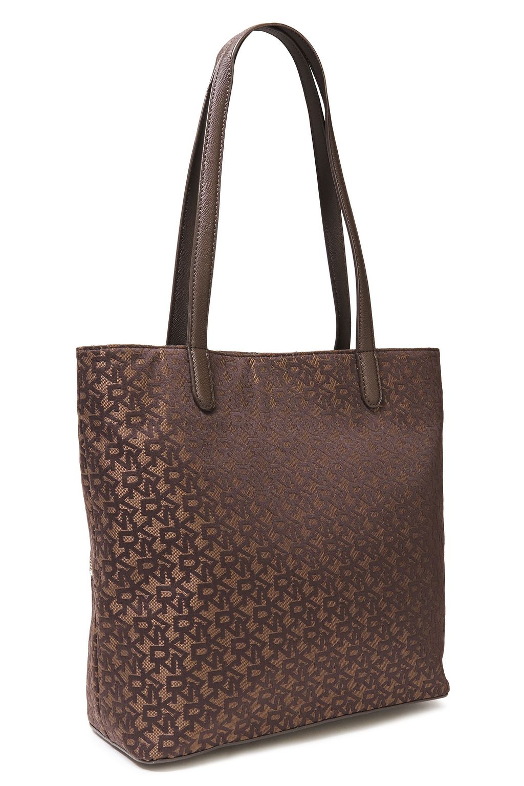 dkny jacquard logo tote bag