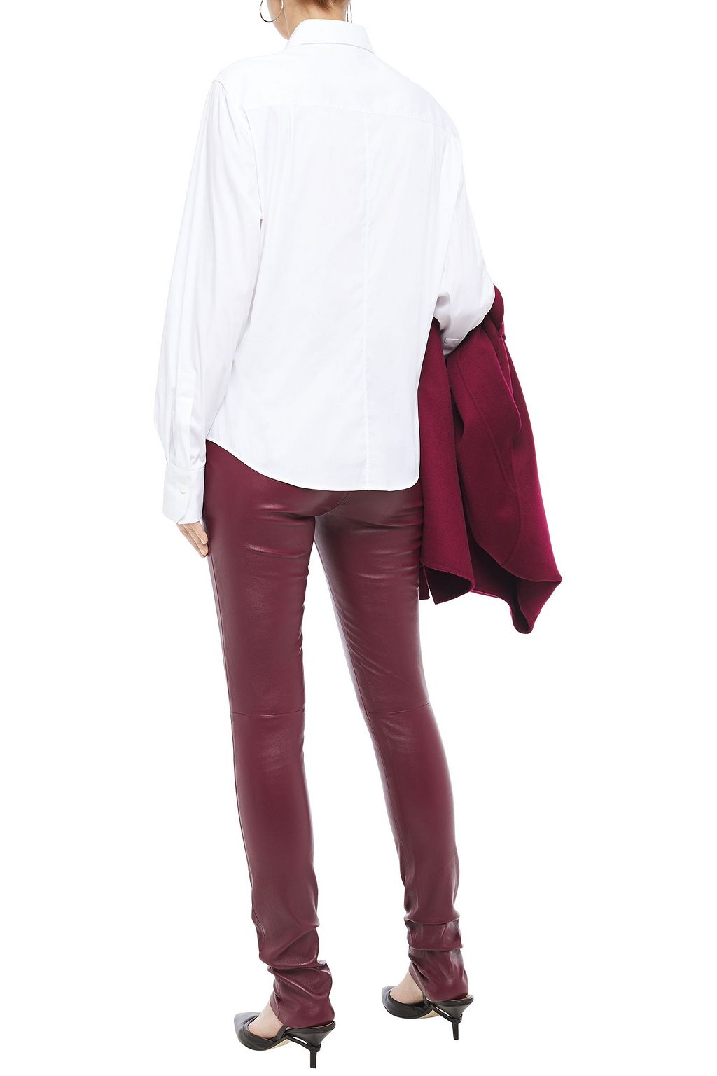 JOSEPH Stretch-leather leggings