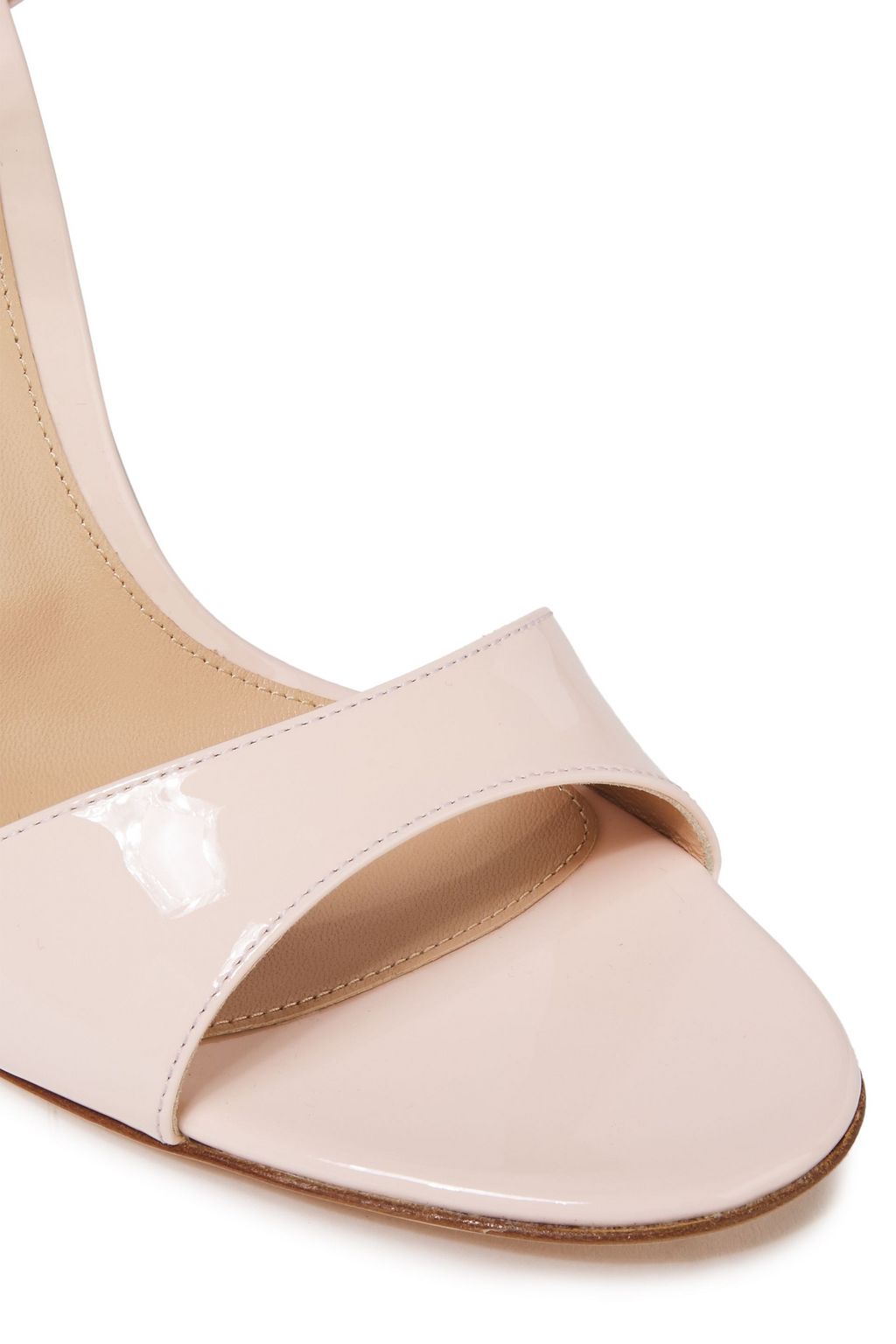 GIANVITO ROSSI Lace-up patent-leather sandals