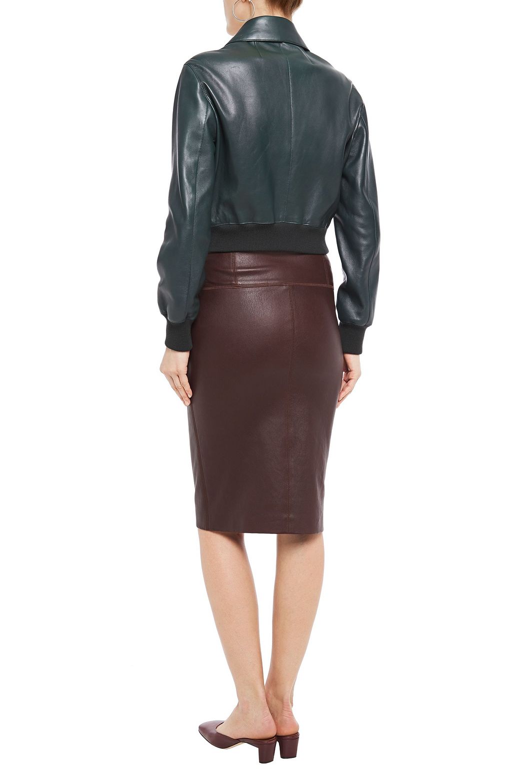THE ROW Zarla leather bomber jacket
