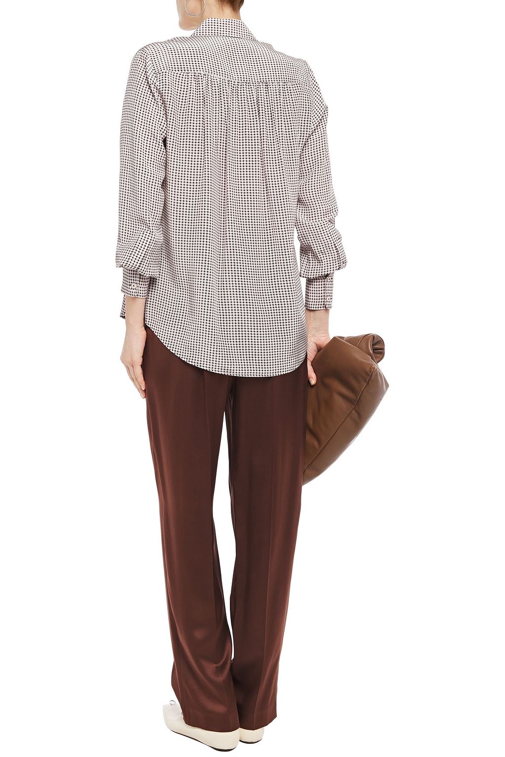 JOSEPH Jack silk-satin wide-leg pants