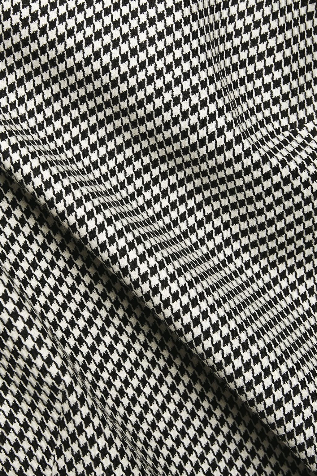 ALICE + OLIVIA Coley houndstooth woven mini dress