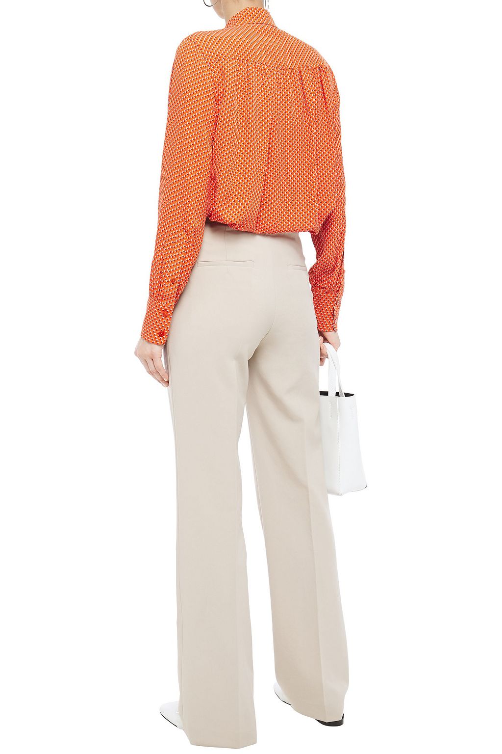 JOSEPH Klein printed silk-crepe shirt