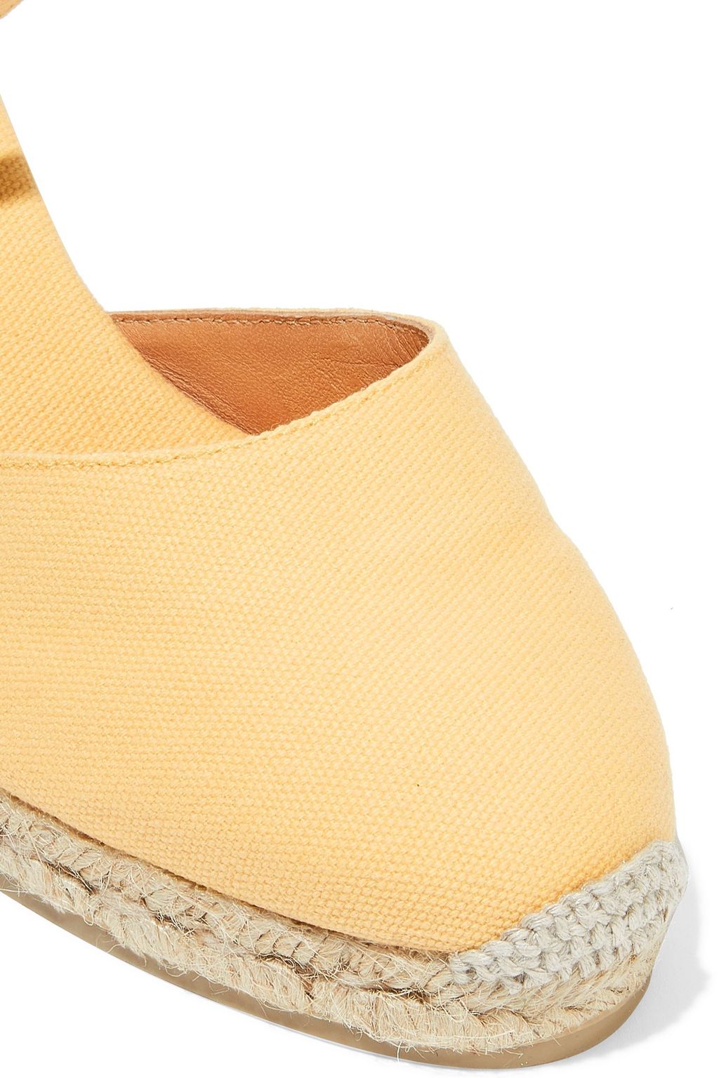 CASTAÑER Carol cotton-canvas wedge espadrilles