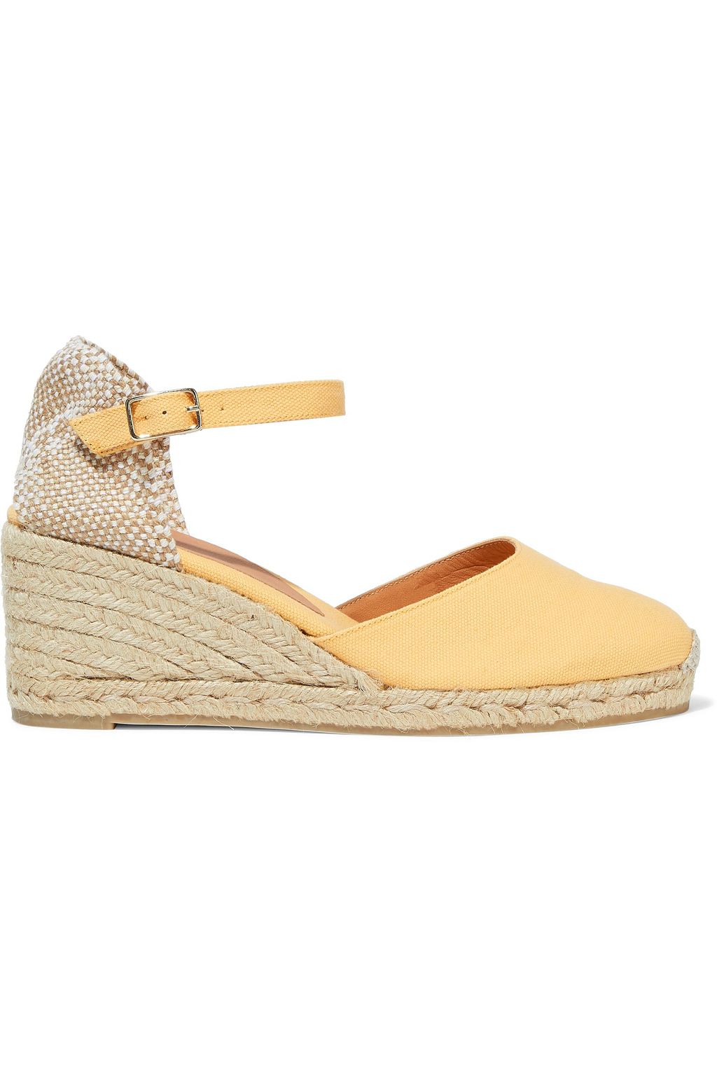 CASTAÑER Carol cotton-canvas wedge espadrilles