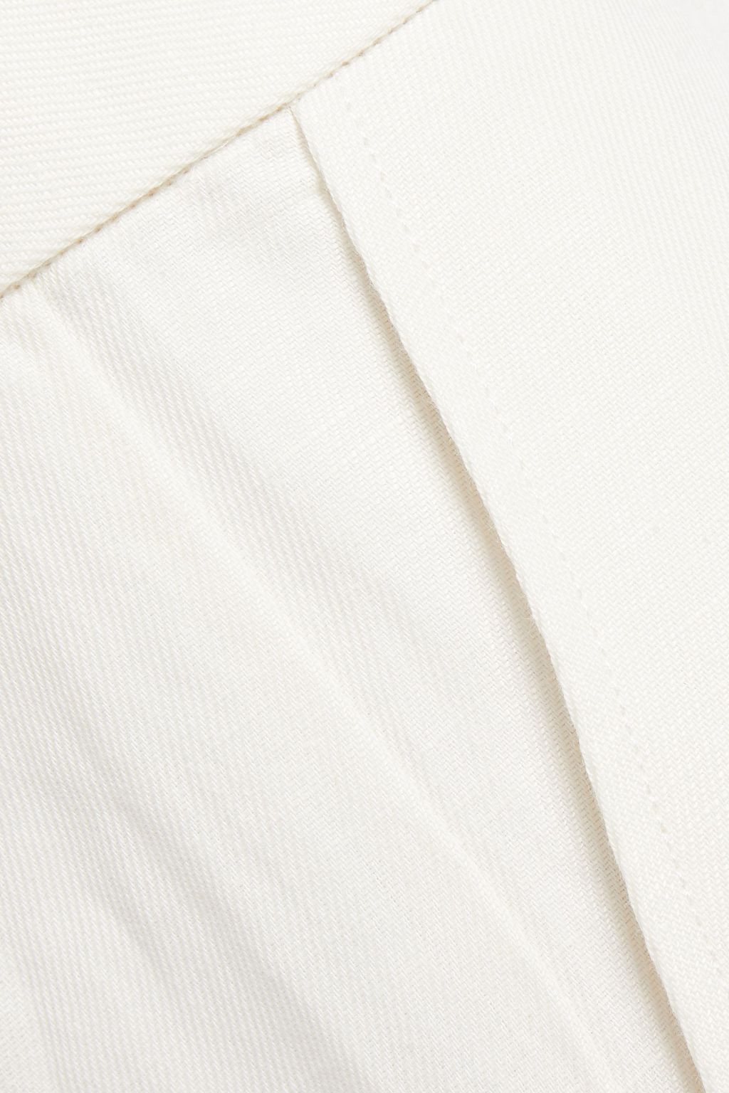 FRAME Metropolitan linen and cotton-blend wide-leg pants