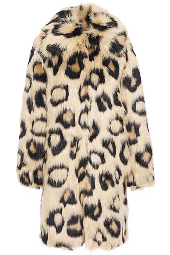 michael michael kors faux fur coat