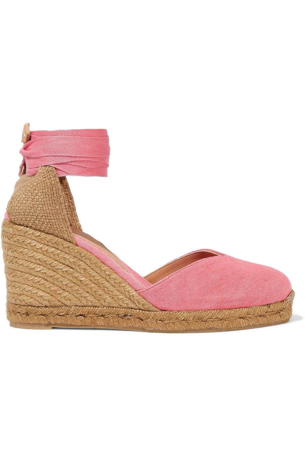 chiara 80 canvas wedge espadrilles