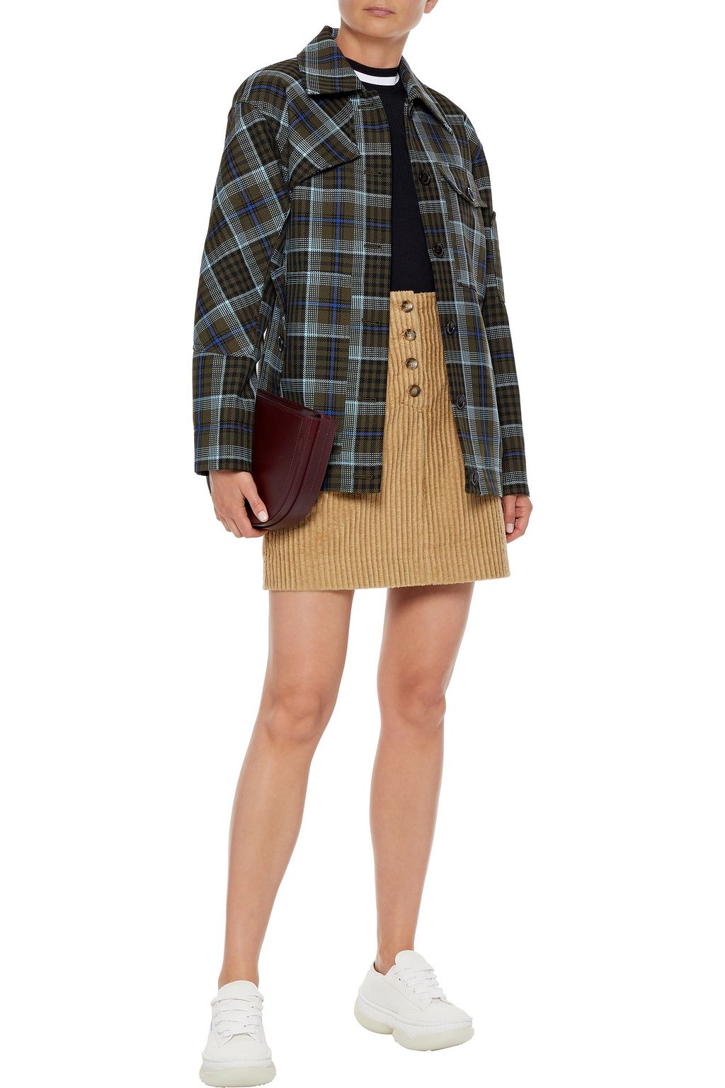 BAUM UND PFERDGARTEN Shai cotton-chenille mini skirt