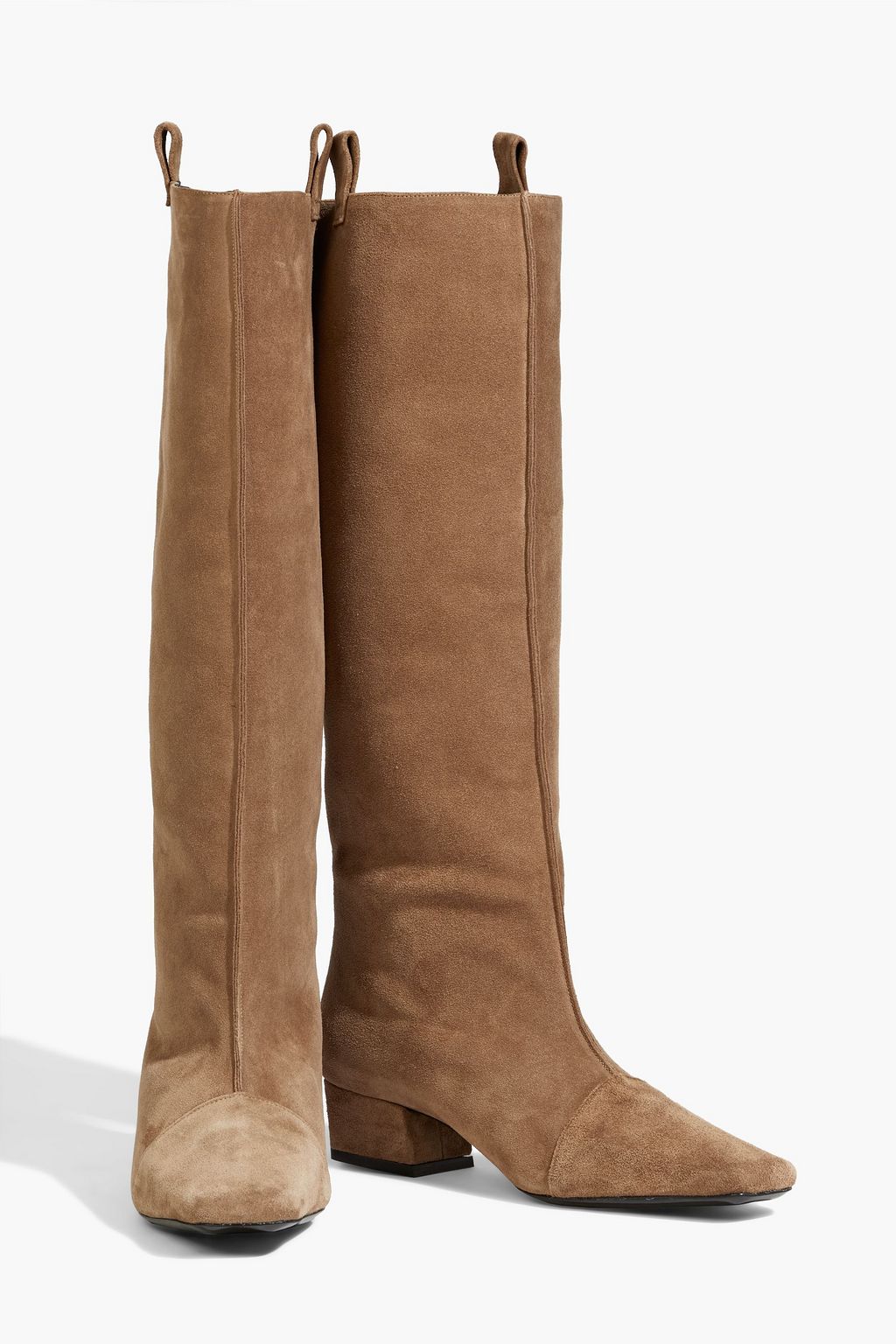 BY FAR Remy suede knee boots