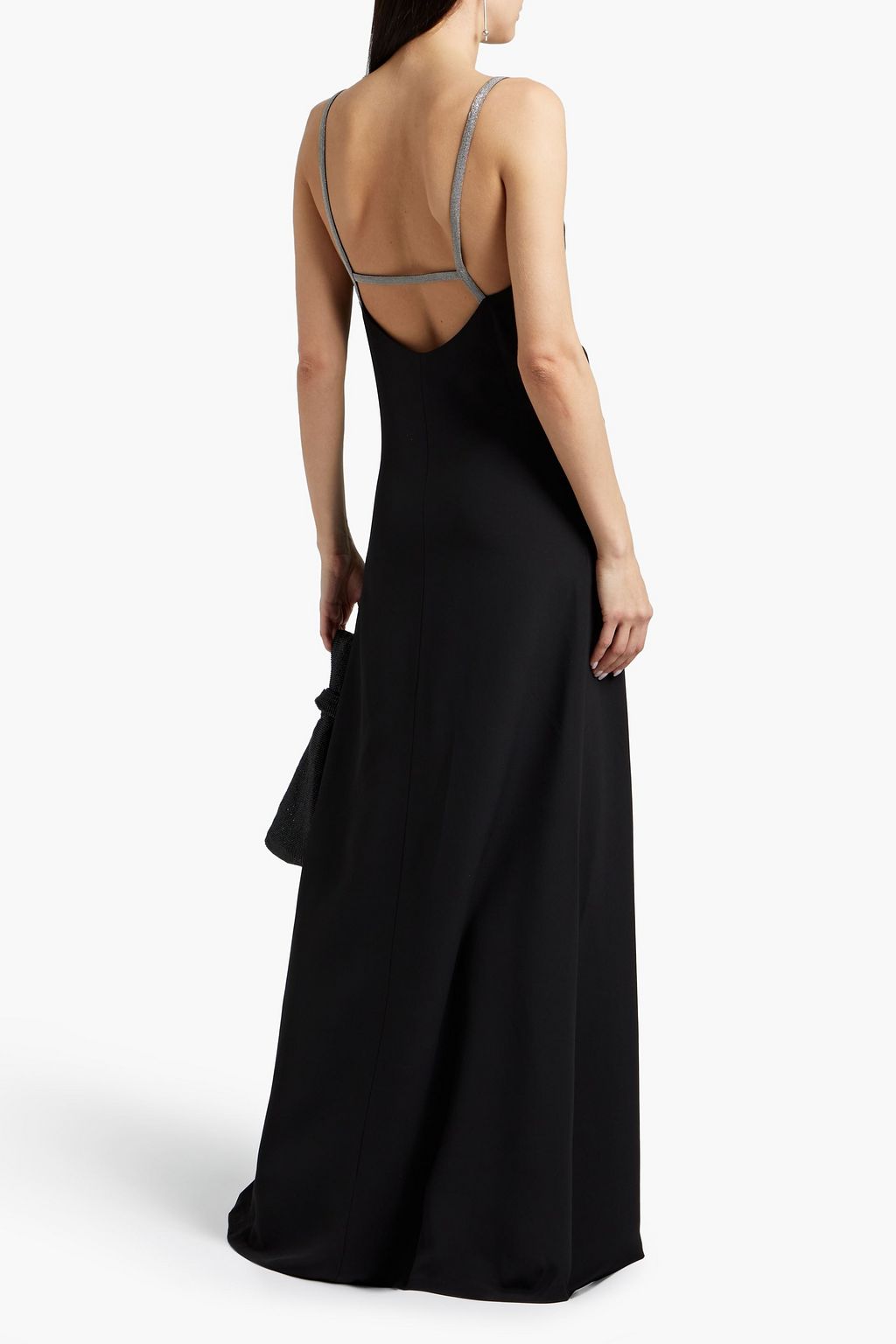 BRUNELLO CUCINELLI Bead-embellishment crepe gown