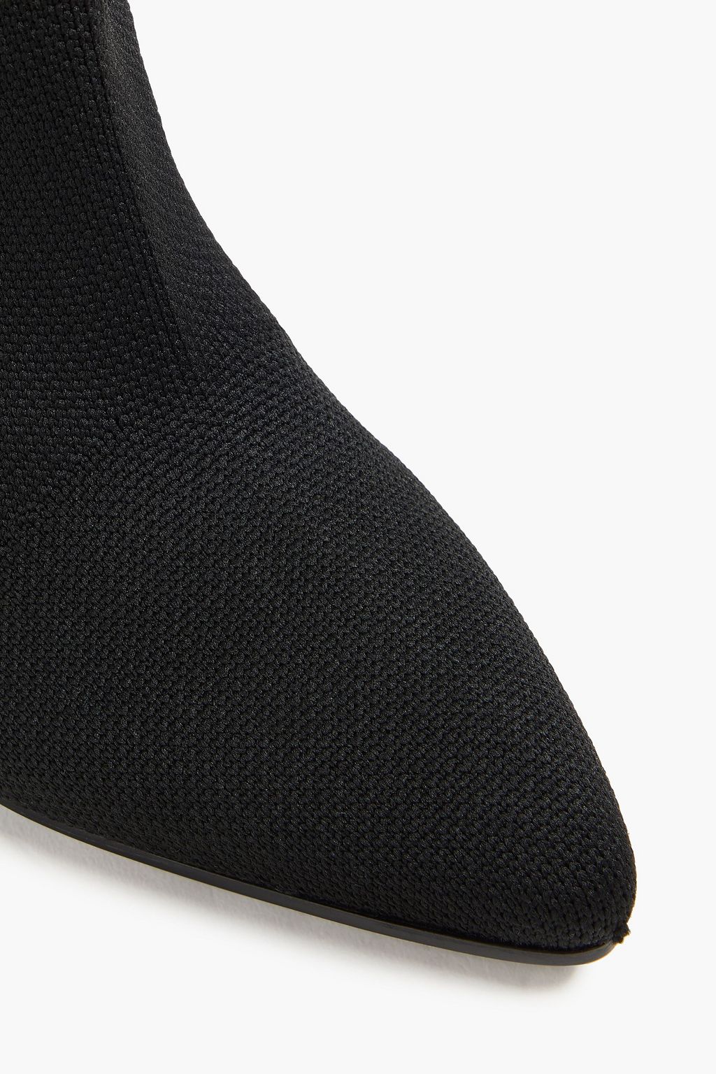 BALMAIN Medusa stretch-knit thigh boots