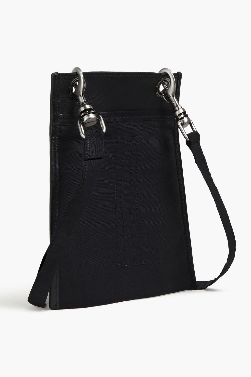 DRKSHDW BY RICK OWENS Appliquéd leather, shell and PVC pouch