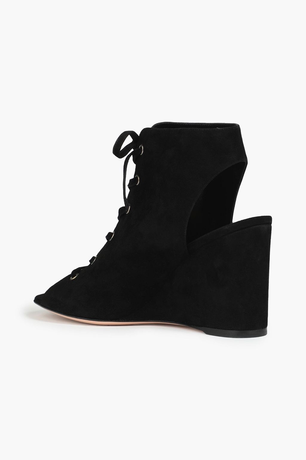 GIANVITO ROSSI Yoanna suede wedge sandals