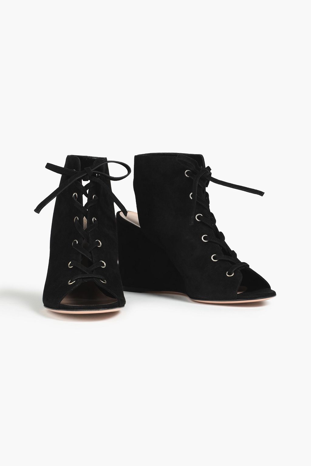 GIANVITO ROSSI Yoanna suede wedge sandals