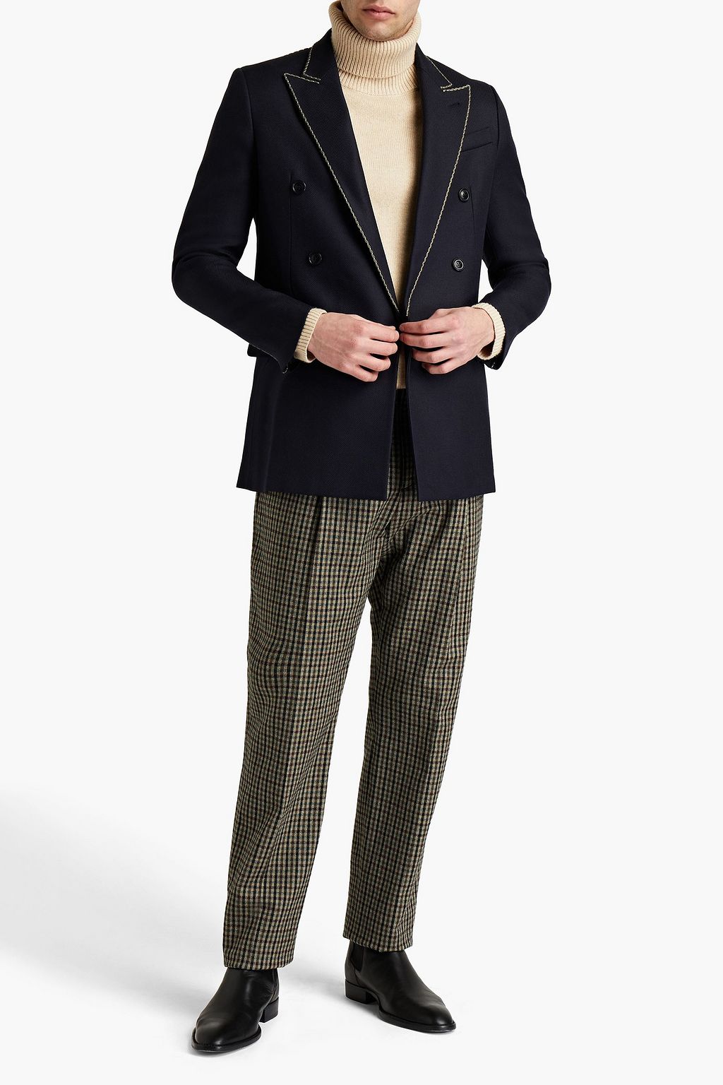 ACNE STUDIOS Joseph embroidered wool-twill blazer