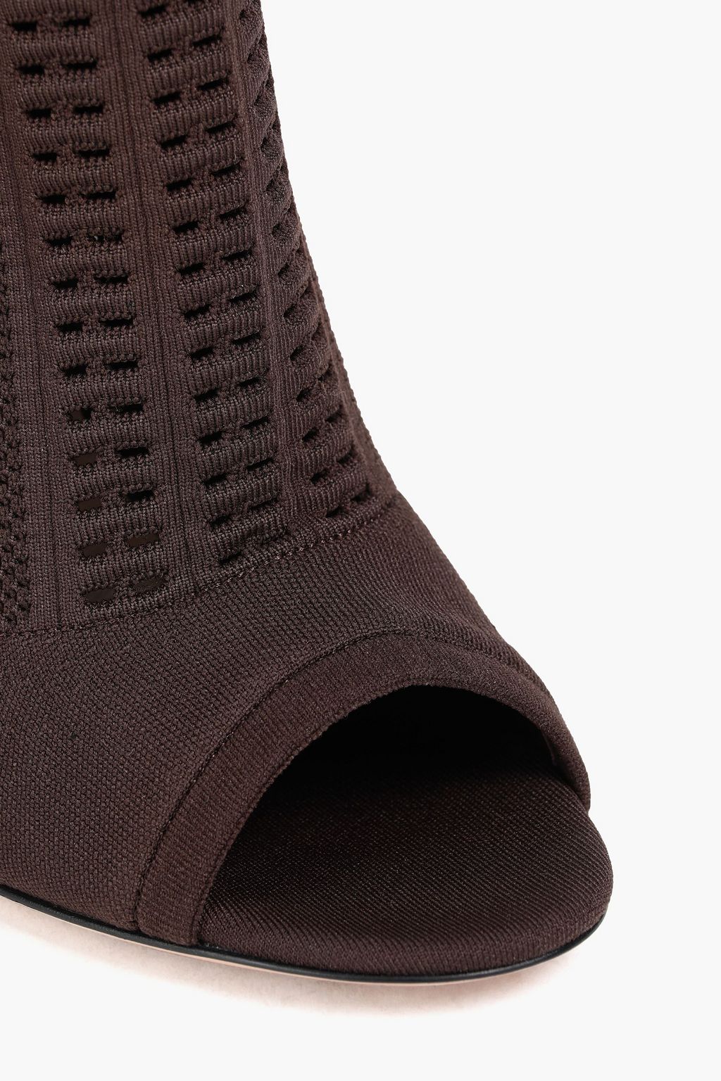 GIANVITO ROSSI Vires 105 stretch-knit sock boots