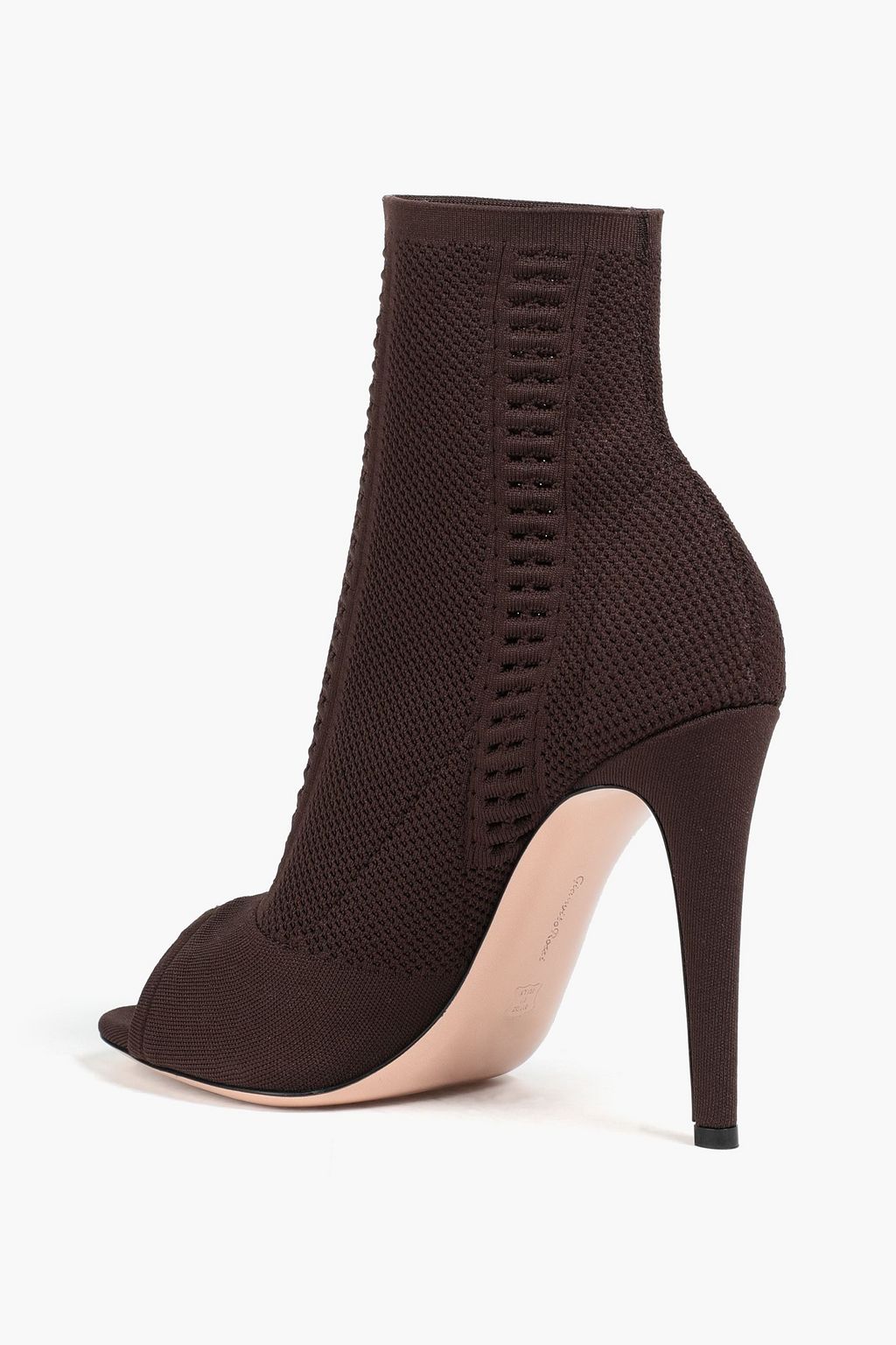 GIANVITO ROSSI Vires 105 stretch-knit sock boots