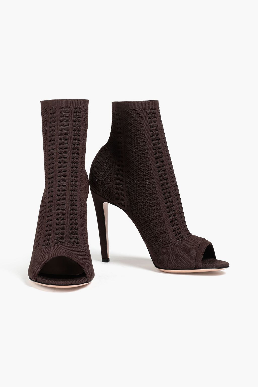 GIANVITO ROSSI Vires 105 stretch-knit sock boots