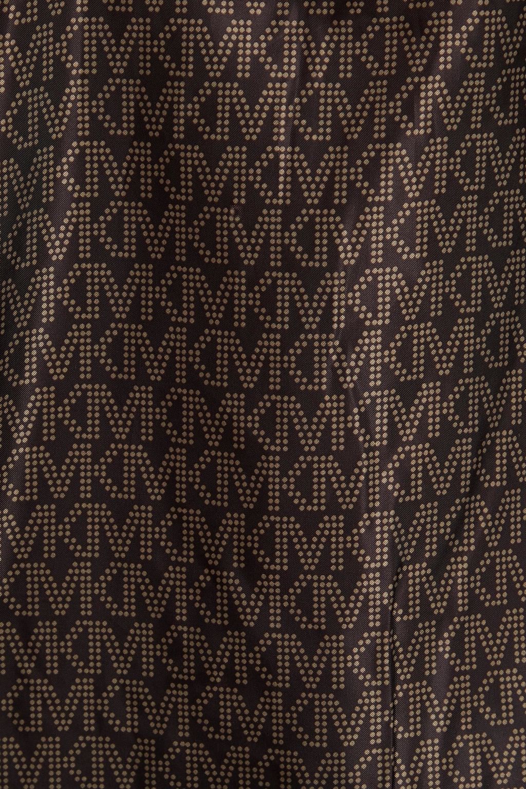 MICHAEL MICHAEL KORS Printed shell hooded cape