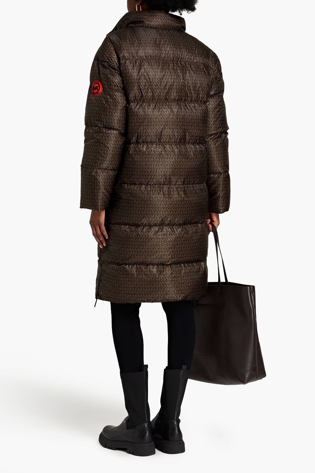 MICHAEL MICHAEL KORS Printed quilted shell down coat