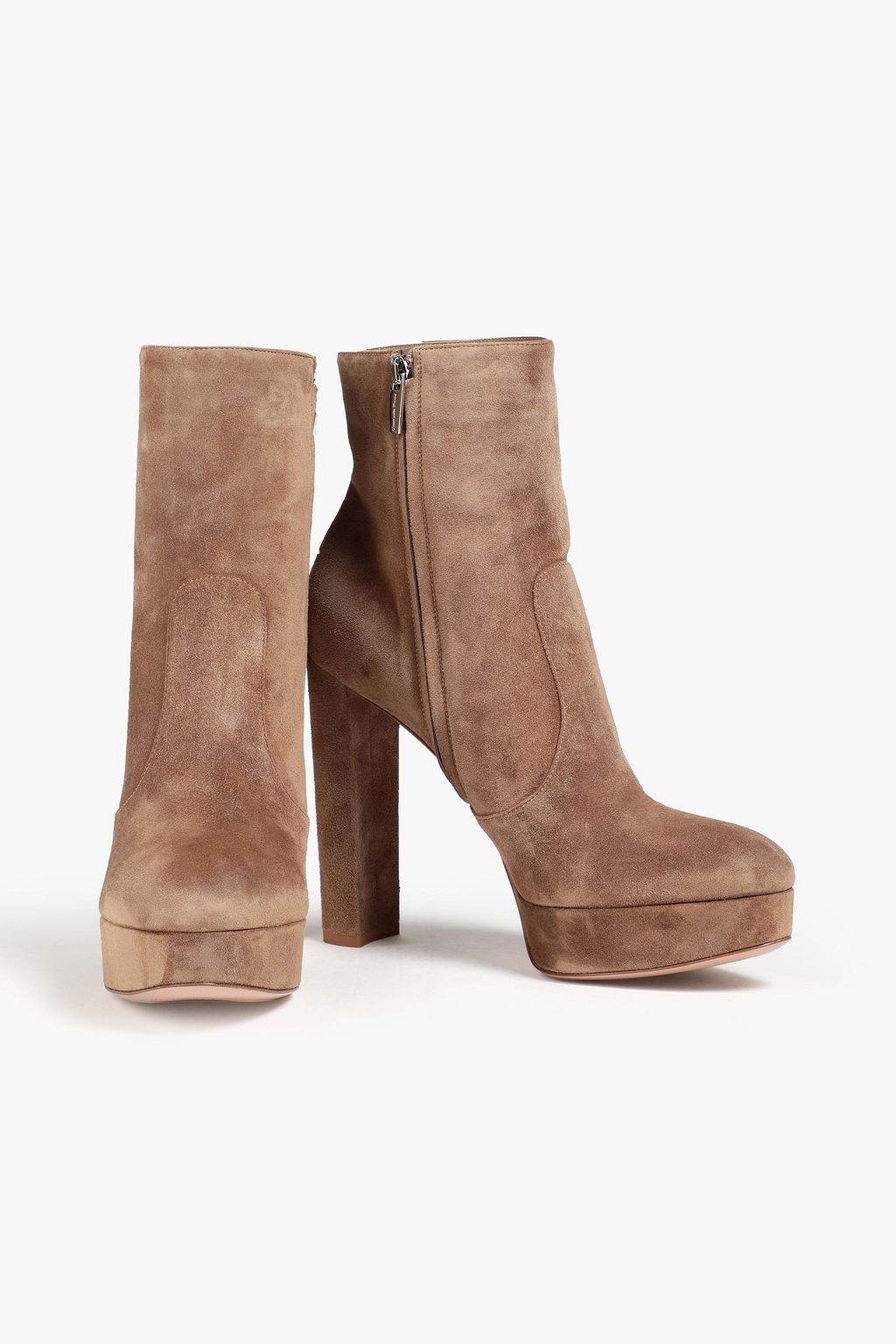 GIANVITO ROSSI Brook suede platform ankle boots | Sale up to 70% off | THE  OUTNET