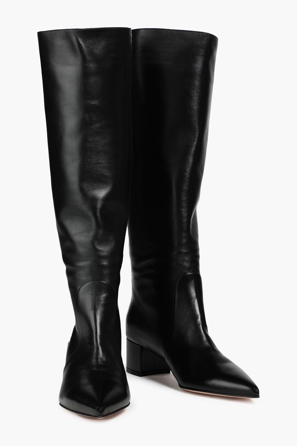 GIANVITO ROSSI Leather knee boots