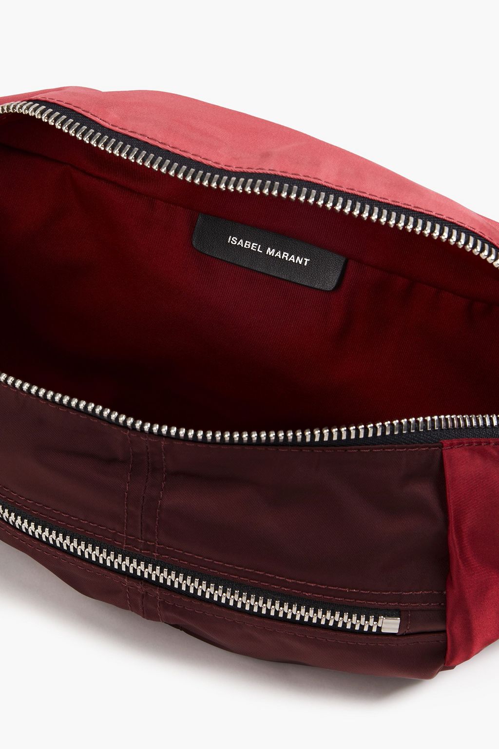 ISABEL MARANT Noomi Gürteltasche aus Shell in Colour-Block-Optik