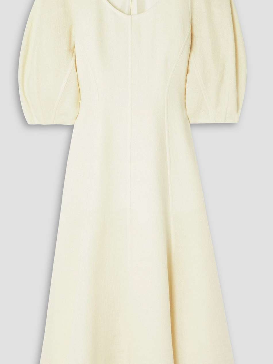 wool and cashmere-blend midi dress