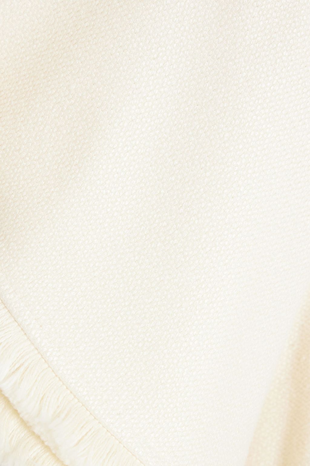 CHLOÉ Ruffled silk and wool-blend midi dress