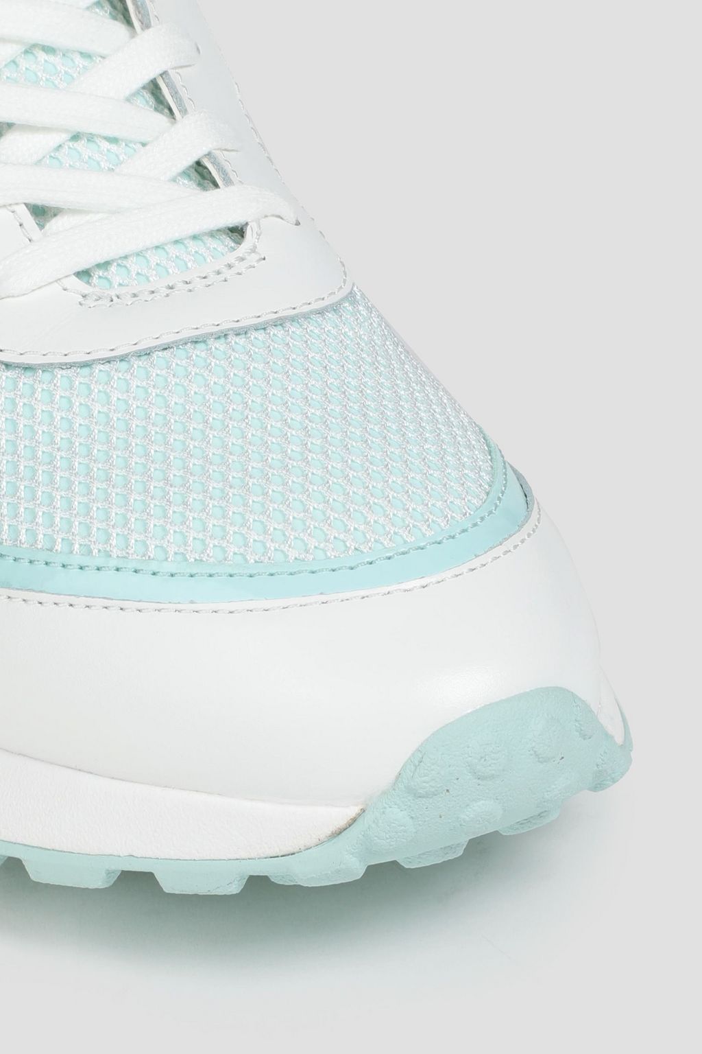 monroe mesh and leather trainer