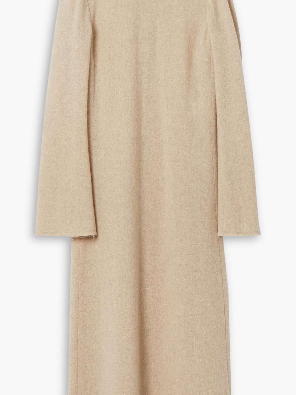 wool and cashmere-blend midi dress