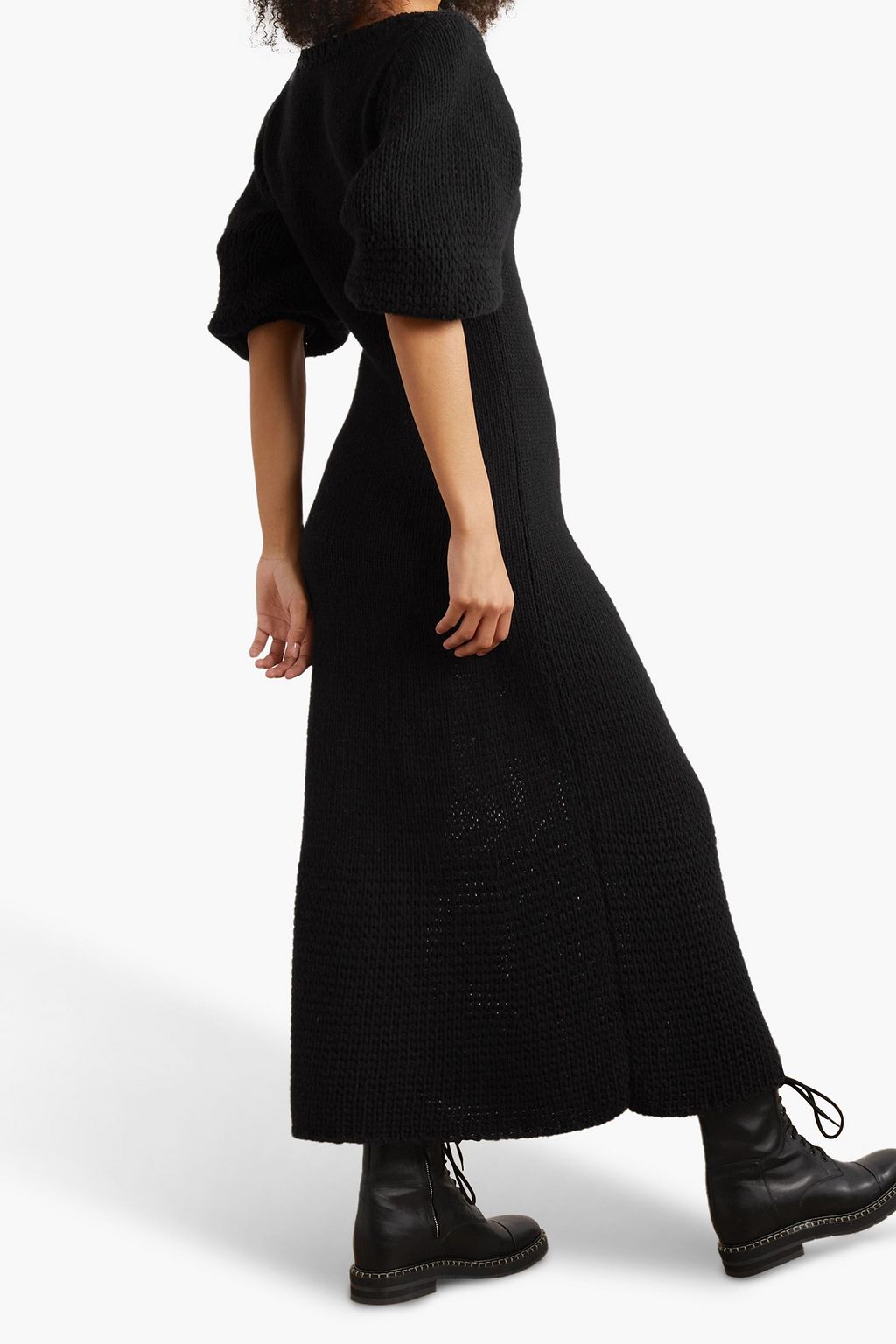 CHLOÉ Wool and cashmere-blend midi dress