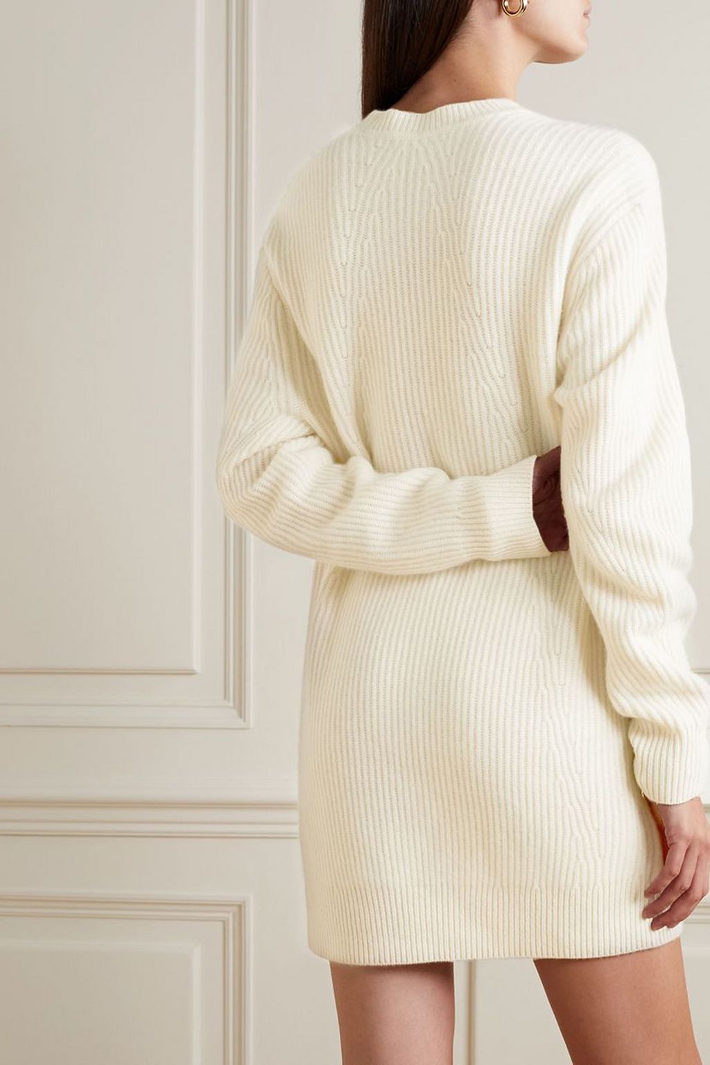 RAG & BONE Pierce ribbed cashmere mini dress