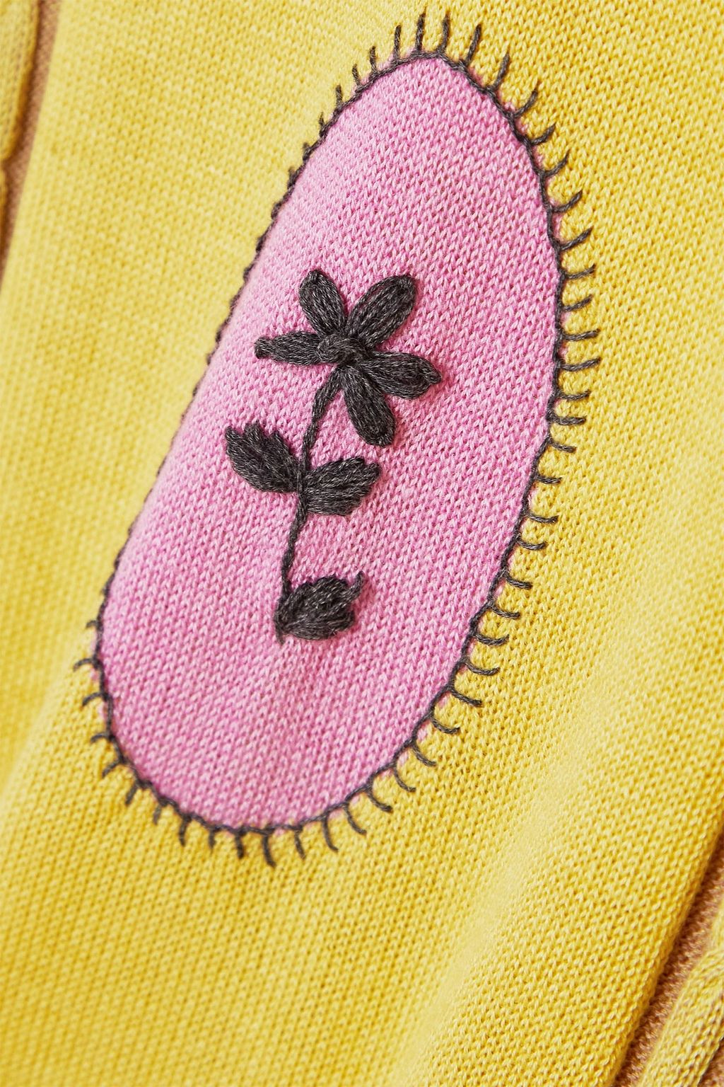 CORMIO Wang mehrlagiges Midikleid aus gerippter Baumwolle, Seide und Kaschmir
