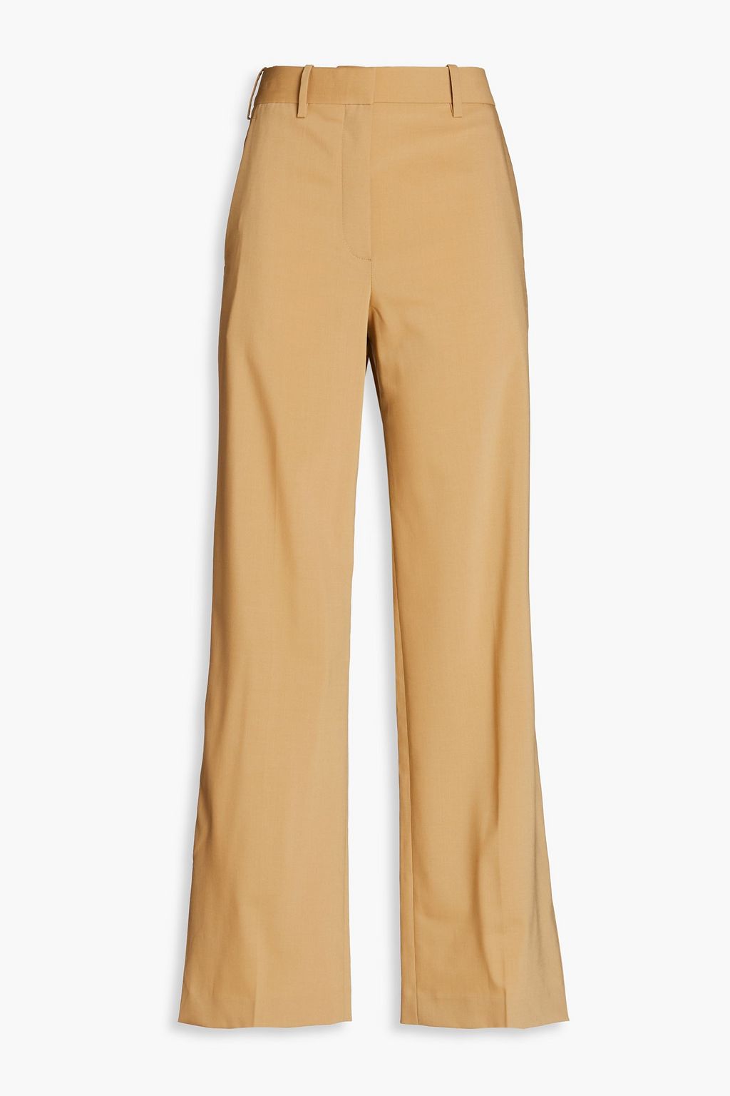 Wool Melange Suiting Straight Pant