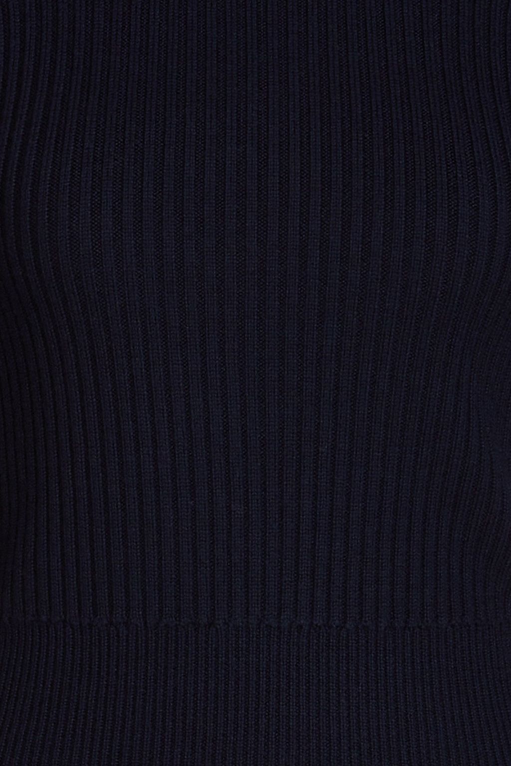 RAG & BONE Nikole satin-paneled ribbed wool sweater