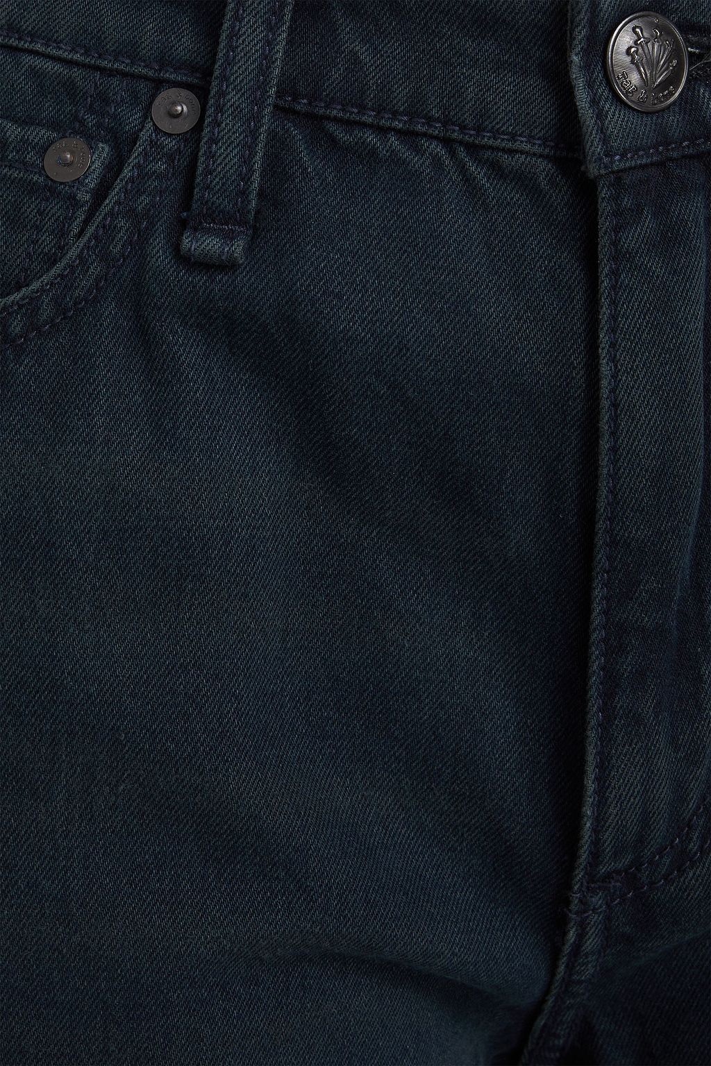 RAG & BONE جينز Sofie بأرجل واسعة وخصر مرتفع