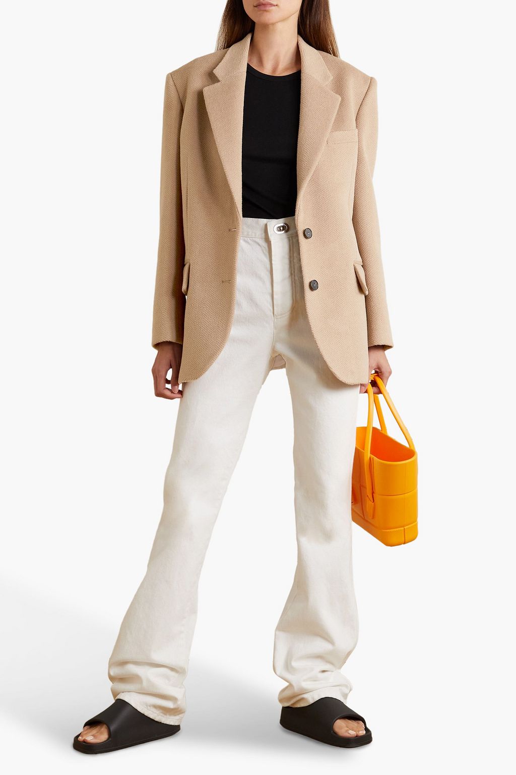 STELLA MCCARTNEY Herringbone wool blazer