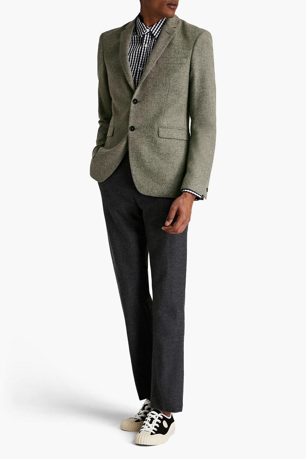 ACNE STUDIOS Aron mélange wool-blend blazer