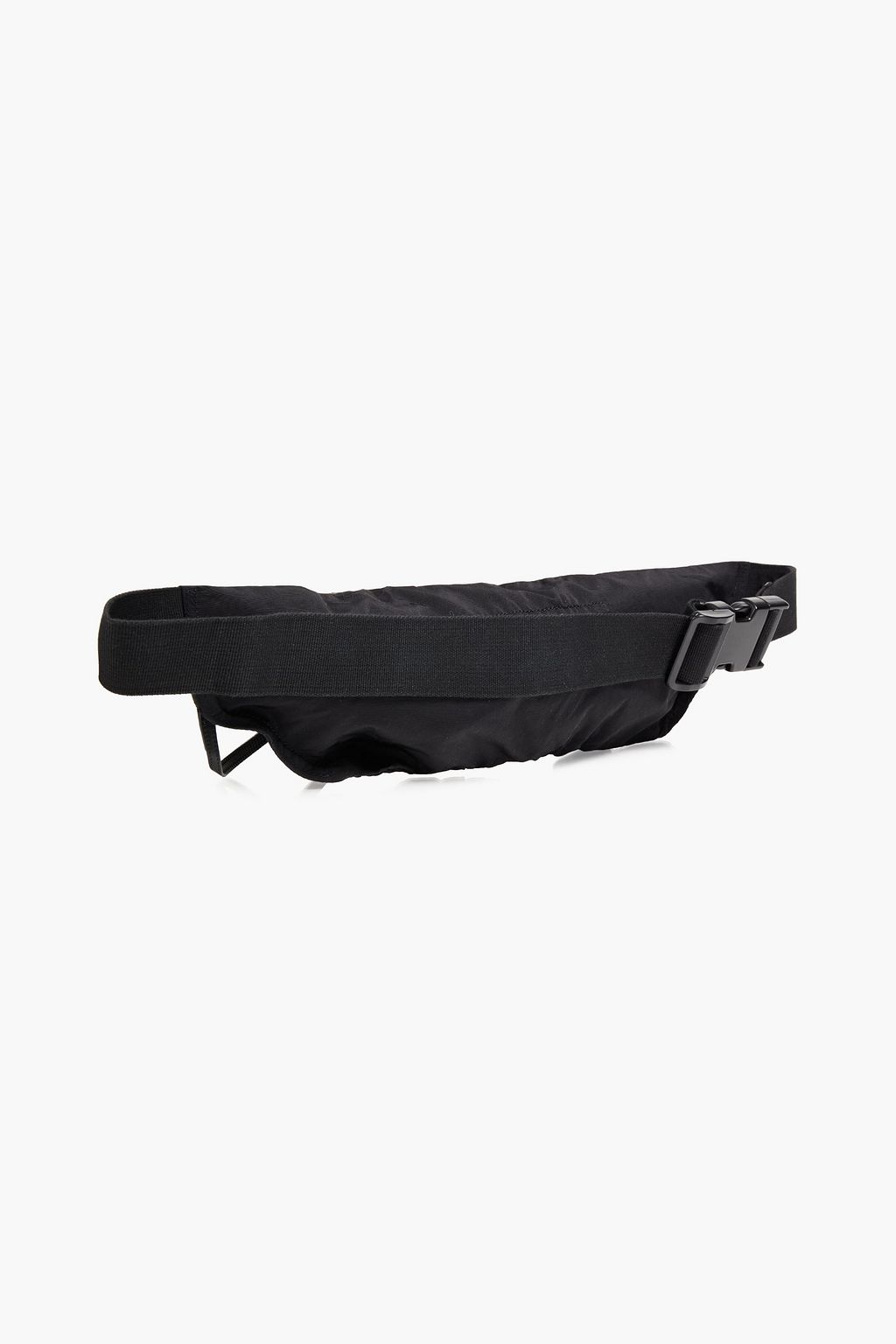 DRKSHDW BY RICK OWENS Leather-trimmed appliquéd shell belt bag