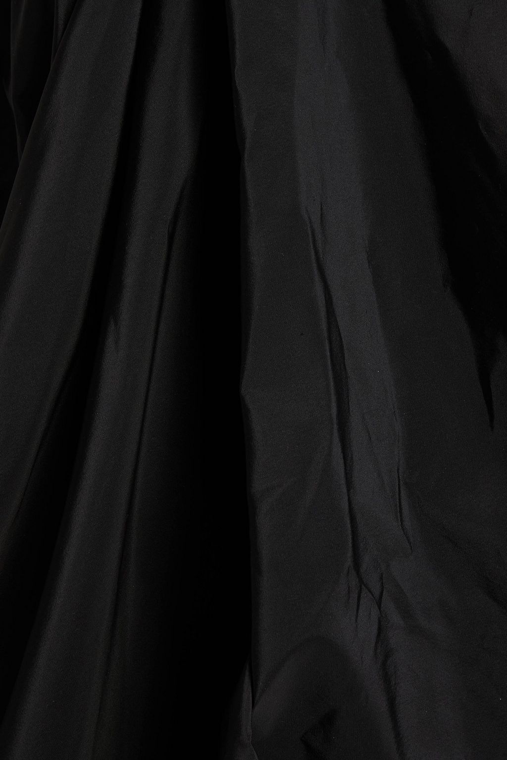 ELIE SAAB Open-back pleated taffeta halterneck gown