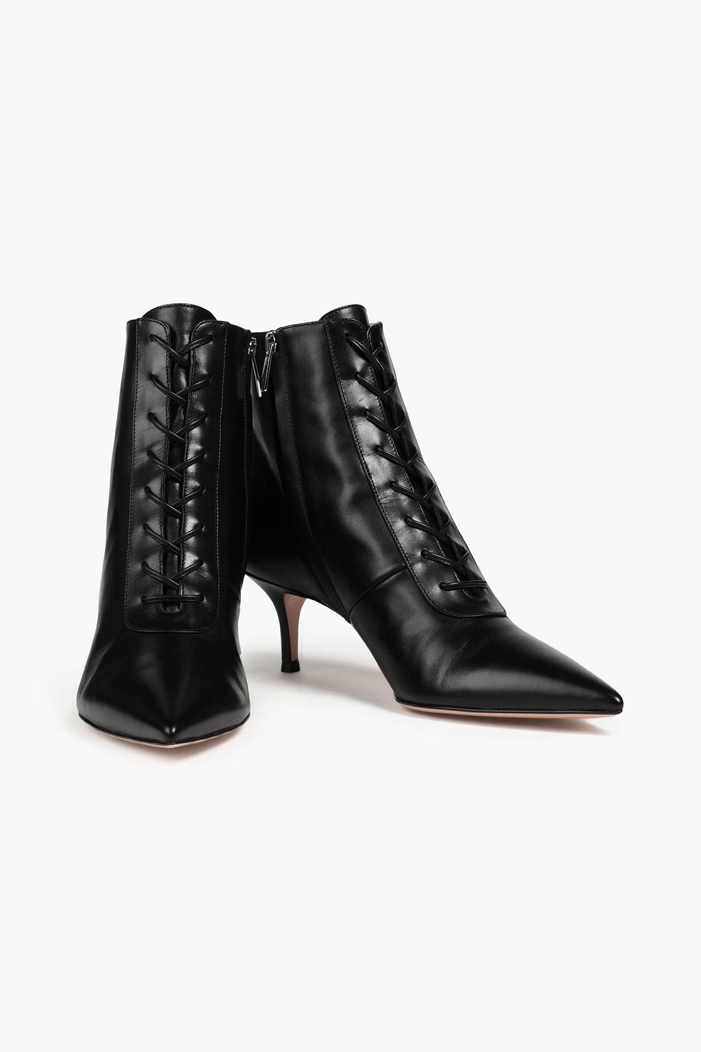 GIANVITO ROSSI Gillian lace-up leather ankle boots